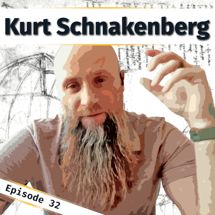 A poster image for Innovation Bound podcast episode with Kurt Schnakenberg